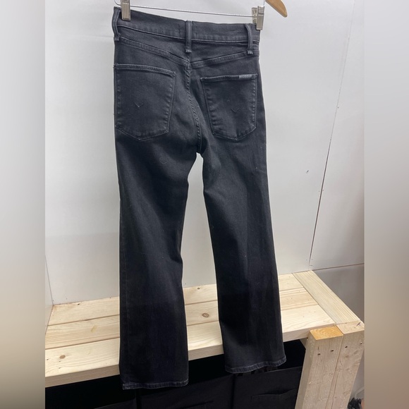 Anthropologie Hudson Jeans Women's Black High Rise Straight Leg Jeans - Picture 2 of 5